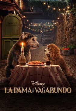 Cartel de La dama y el vagabundo