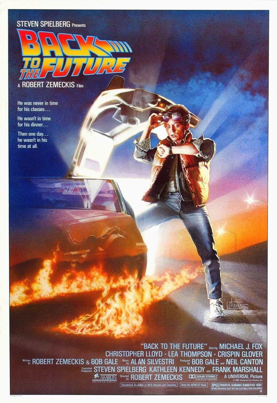 Cartel de Regreso al futuro - Estados Unidos