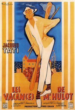 Cartel de Las vacaciones del señor Hulot