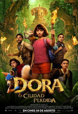 Cartel de Dora y la ciudad perdida