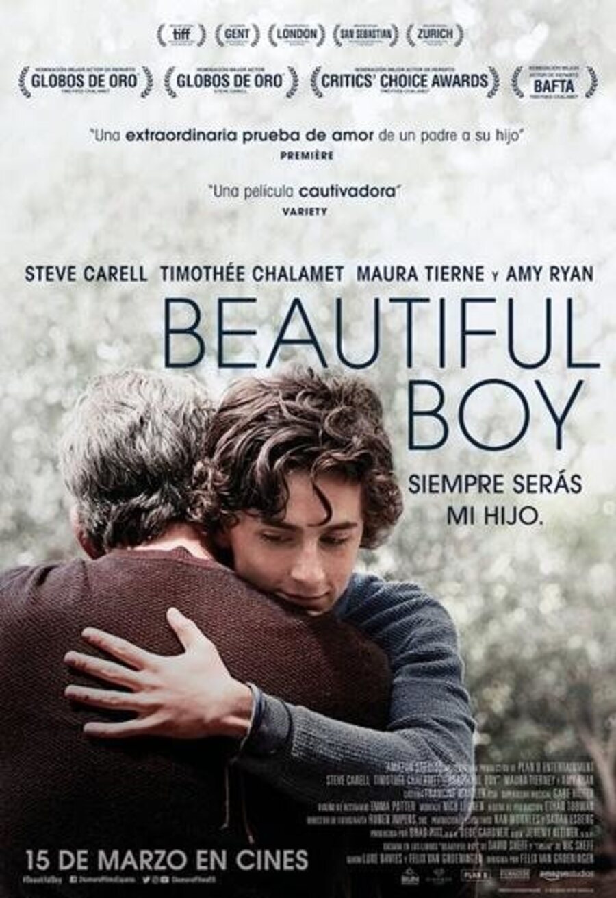 Cartel de Beautiful Boy. Siempre serás mi hijo - Póster español