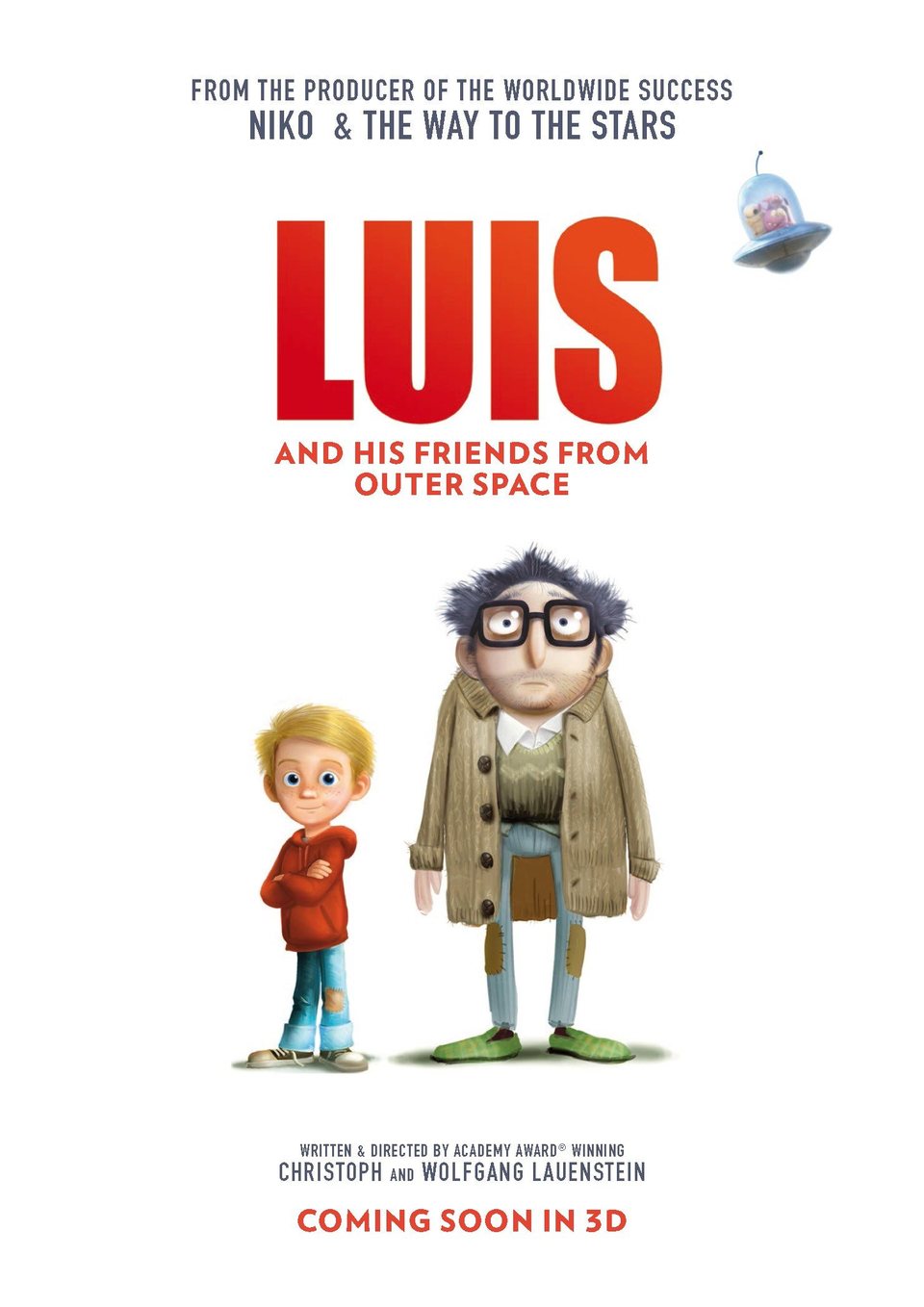 Cartel de Luis y los alienígenas - Luis and His Friends from Outer Space