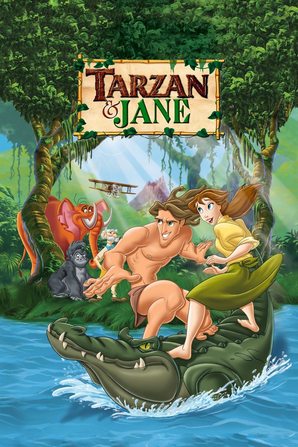 Cartel de Tarzán y Jane - Tarzán y Jane