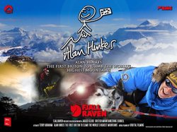 Cartel de Alan Hinkes: The first briton to climb the world's highest mountains