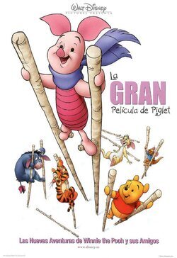 Cartel de La gran película de Piglet