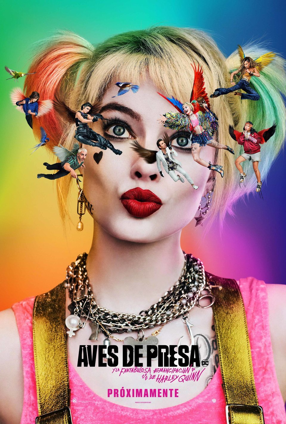 Cartel de Aves de Presa (y la fantabulosa emancipación de Harley Quinn) - Teaser Poster España