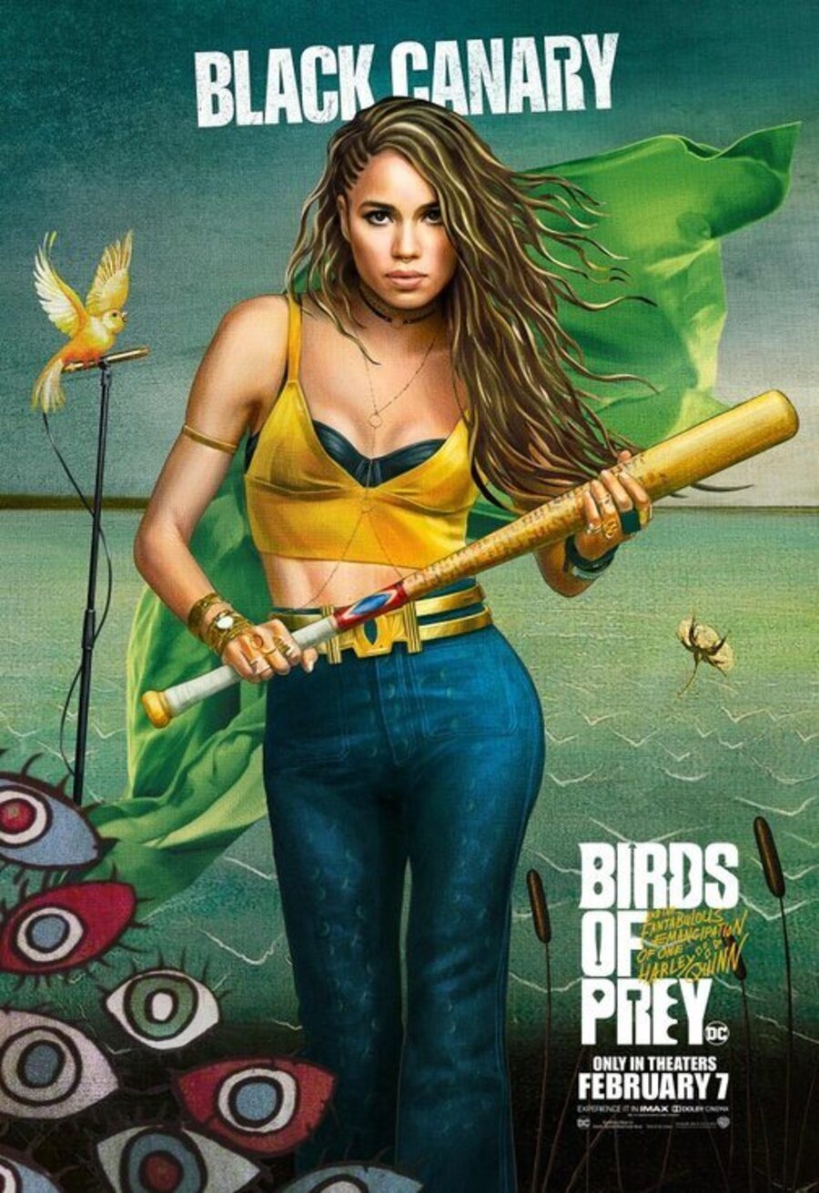 Cartel de Aves de Presa (y la fantabulosa emancipación de Harley Quinn) - Canario Negro