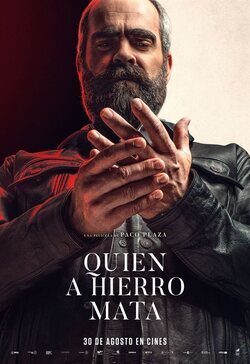 Cartel de Quien a hierro mata