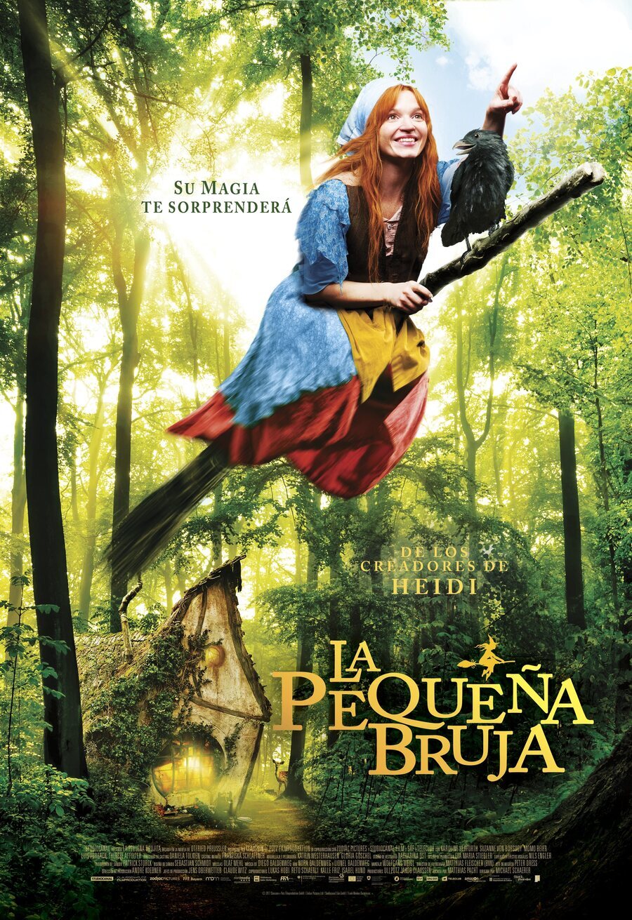 Cartel de La pequeña bruja - Español