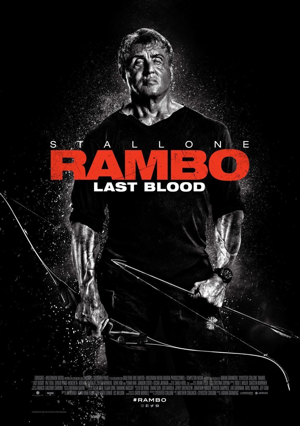Cartel de Rambo: Last Blood - Cartel español