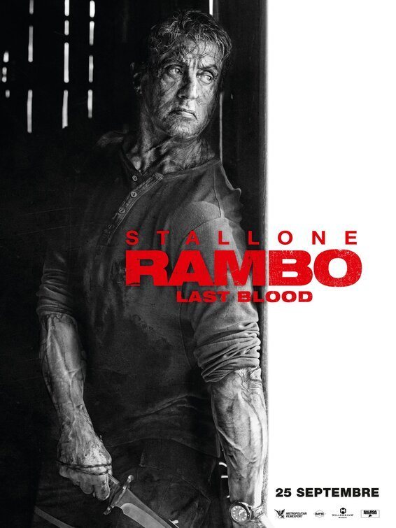 Cartel de Rambo: Last Blood - Francia #1
