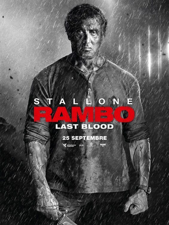 Cartel de Rambo: Last Blood - Francia #2