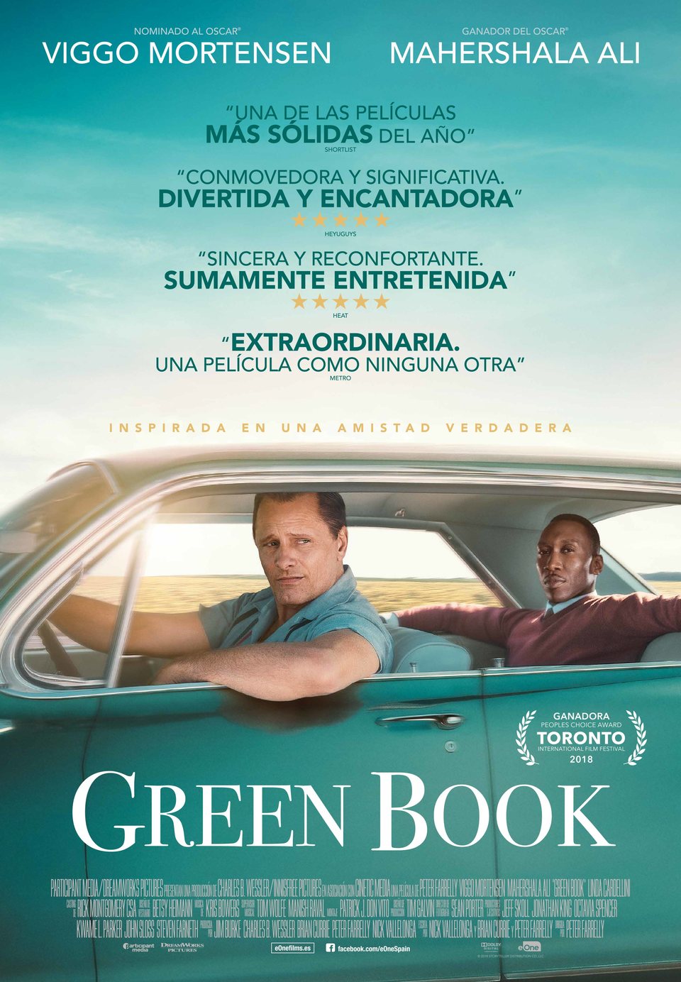 Cartel de Green Book - España