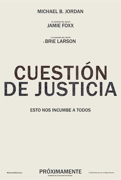 Póster adelanto español 'Cuestión de Justicia'