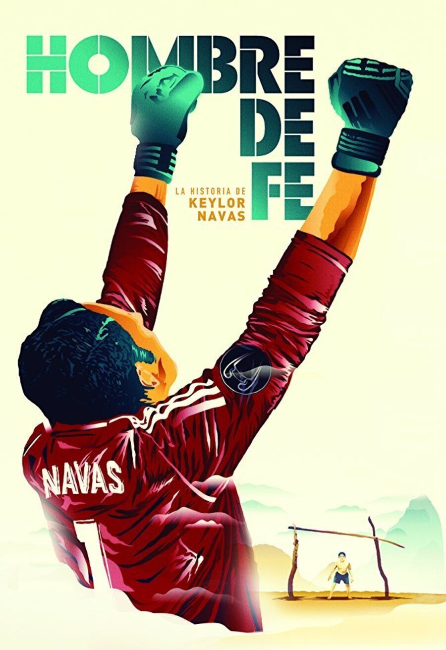 Cartel de Keylor Navas: Hombre de Fe - Hombre de fe