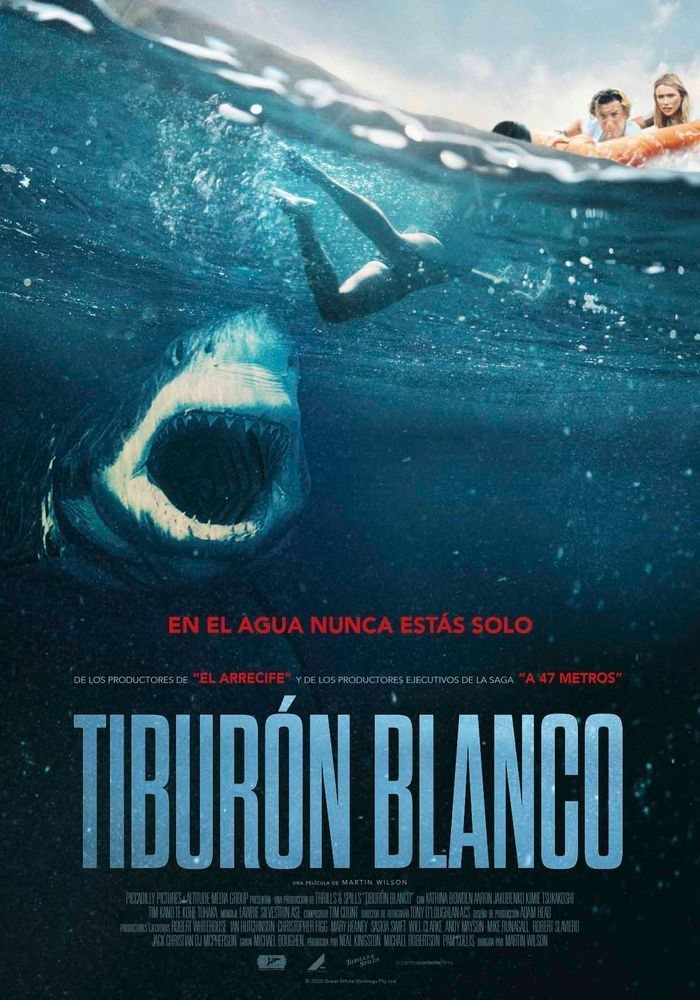 Cartel de Tiburón blanco - España