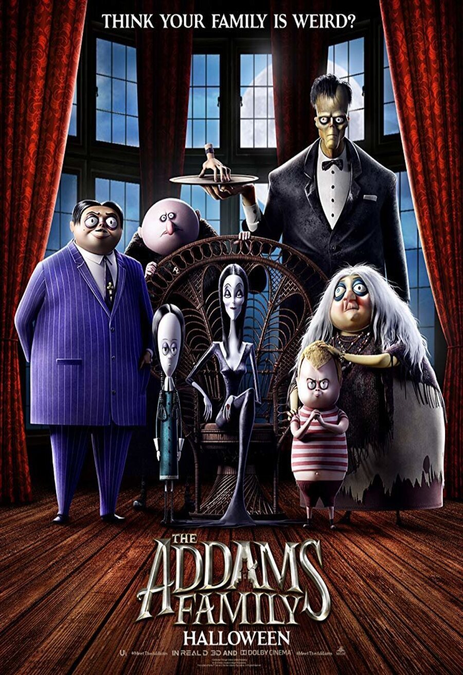 Cartel de La familia Addams - Estados Unidos