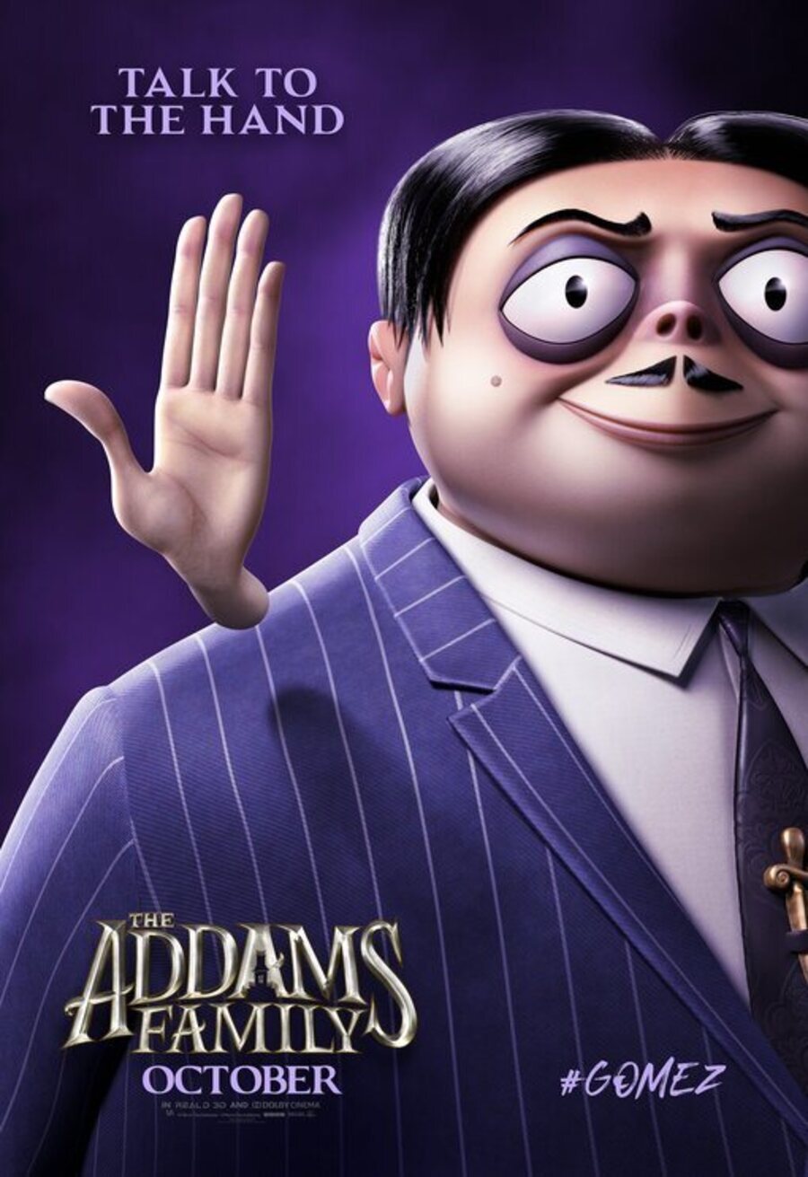 Cartel de La familia Addams - Gomez