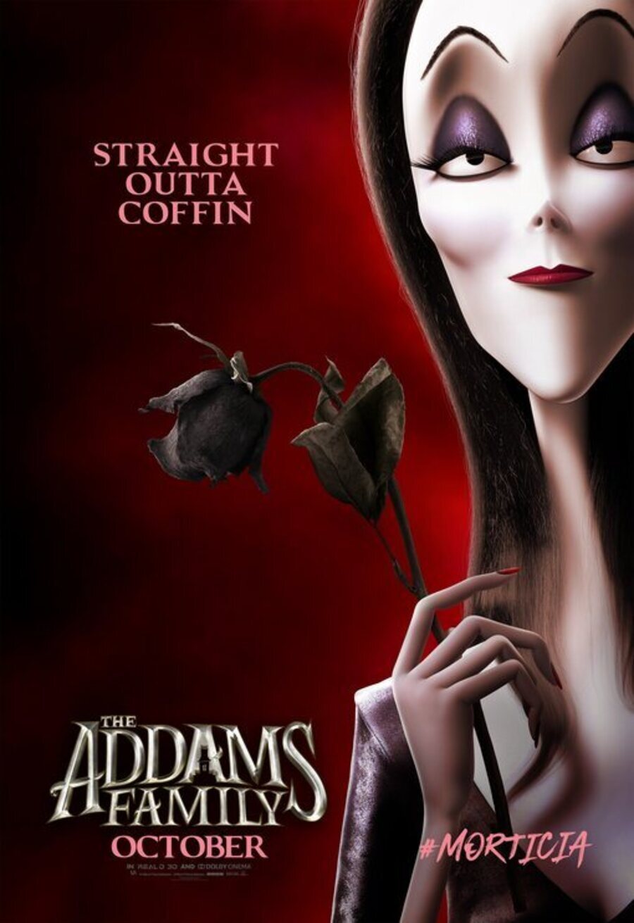 Cartel de La familia Addams - Morticia EEUU