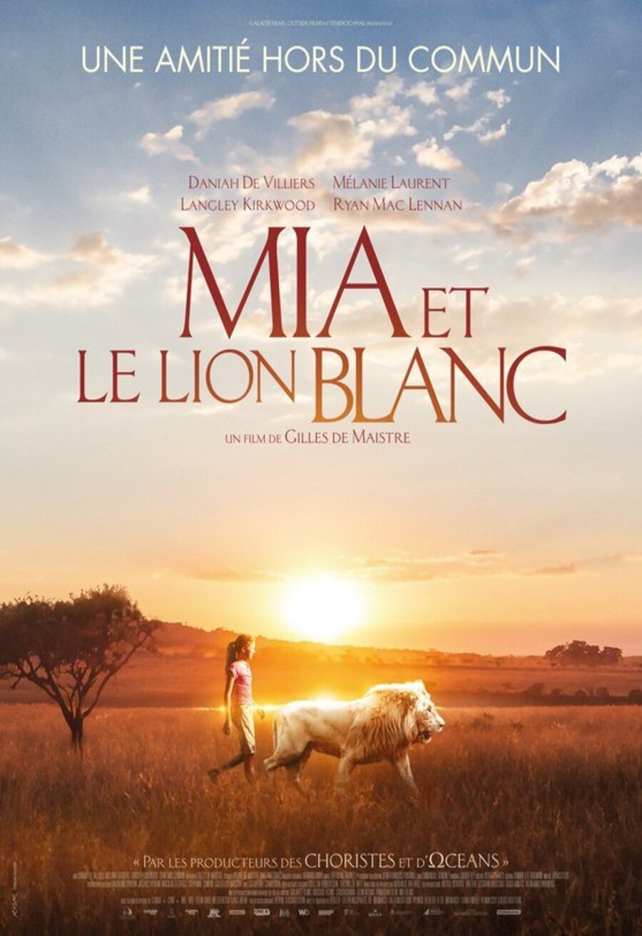 Cartel de Mia y el león blanco - Francia #1