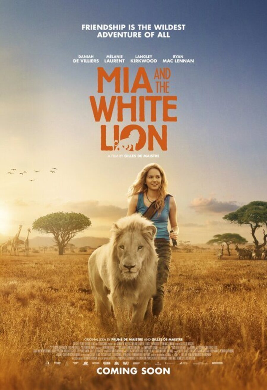 Cartel Reino Unido de 'Mia y el león blanco'