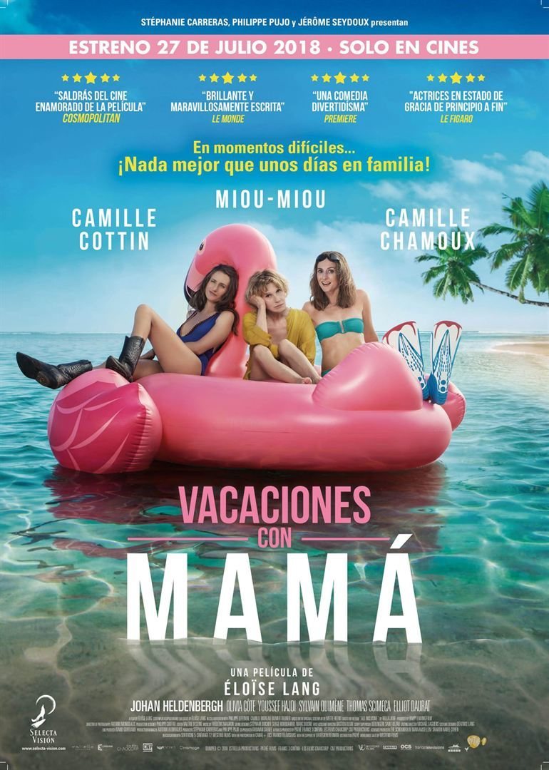 Cartel de Vacaciones con mamá - España