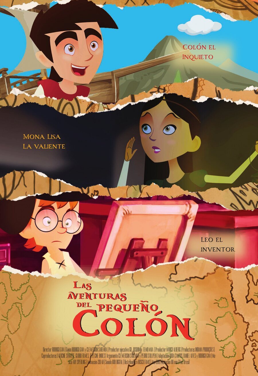 Cartel de Las aventuras del pequeño Colón - Cartel España