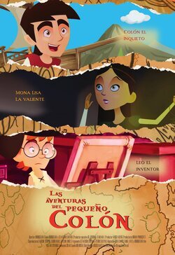 Cartel de Las aventuras del pequeño Colón