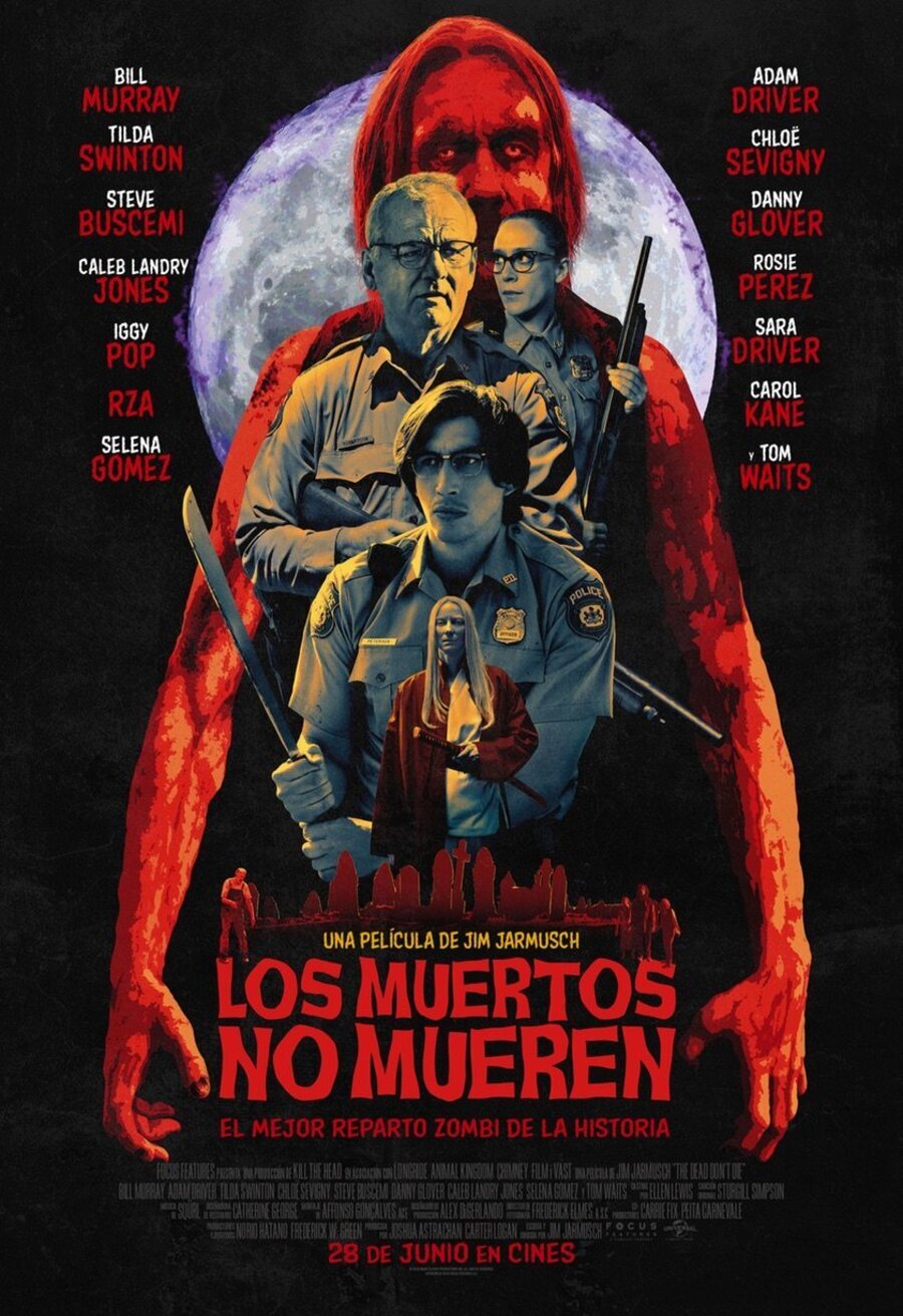 Cartel de Los muertos no mueren - España definitivo
