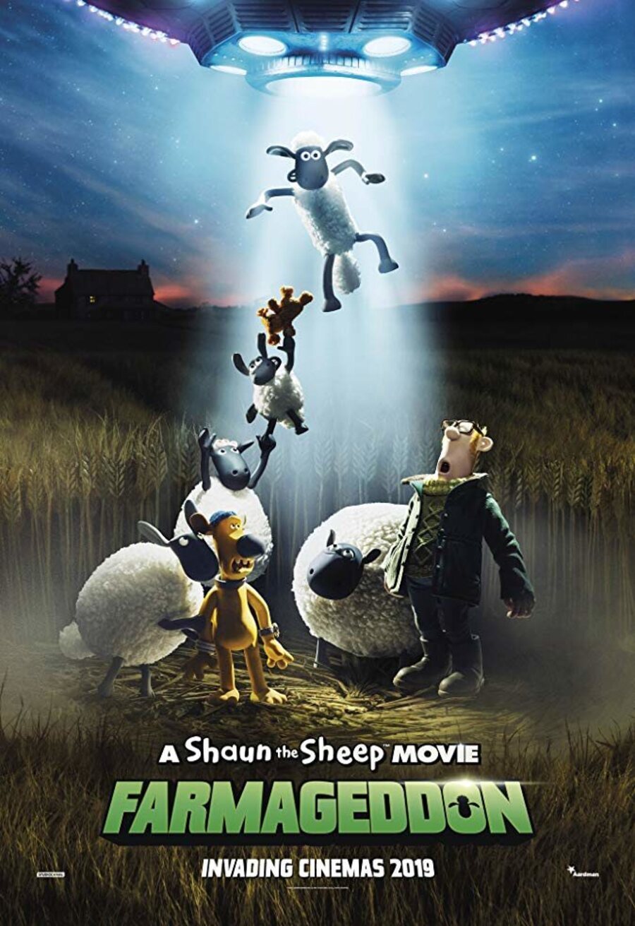 Cartel de La oveja Shaun. La película: Granjaguedón - Internacional
