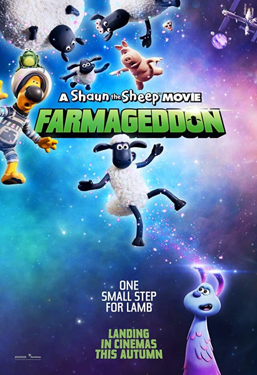 Cartel de La oveja Shaun. La película: Granjaguedón - Poster inglés
