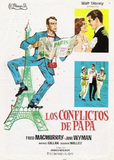 Cartel de Los conflictos de papá - España