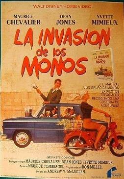 Cartel de La invasión de los monos - España