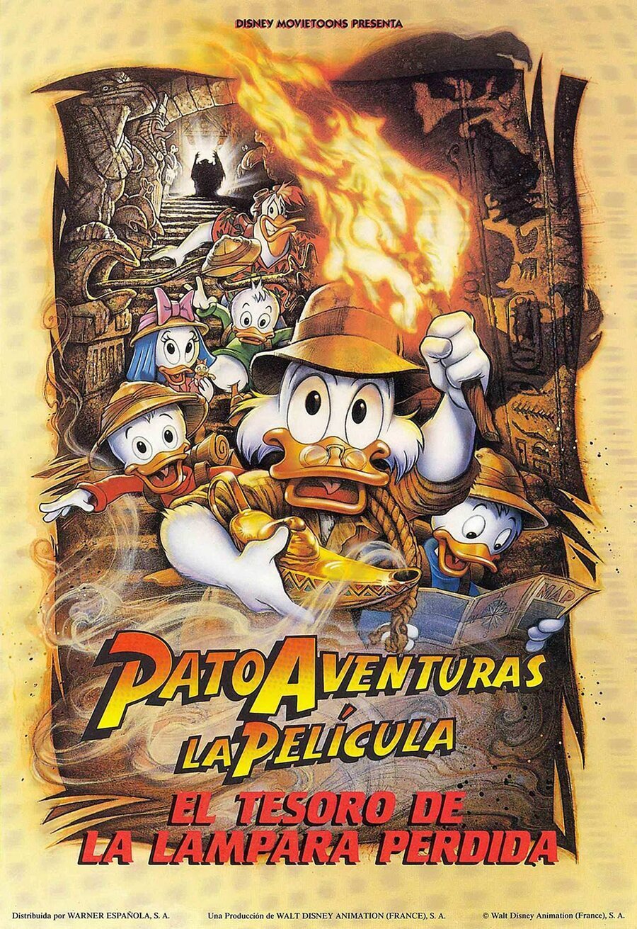 Cartel de Patoaventuras: La película - El tesoro de la lámpara perdida - España