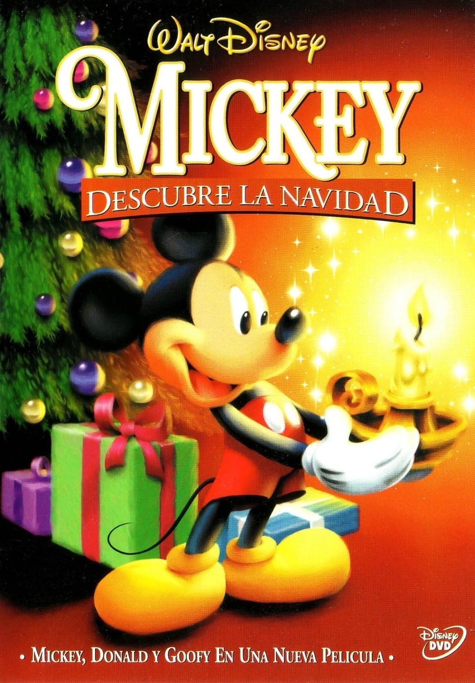 Cartel de Mickey descubre la Navidad - España