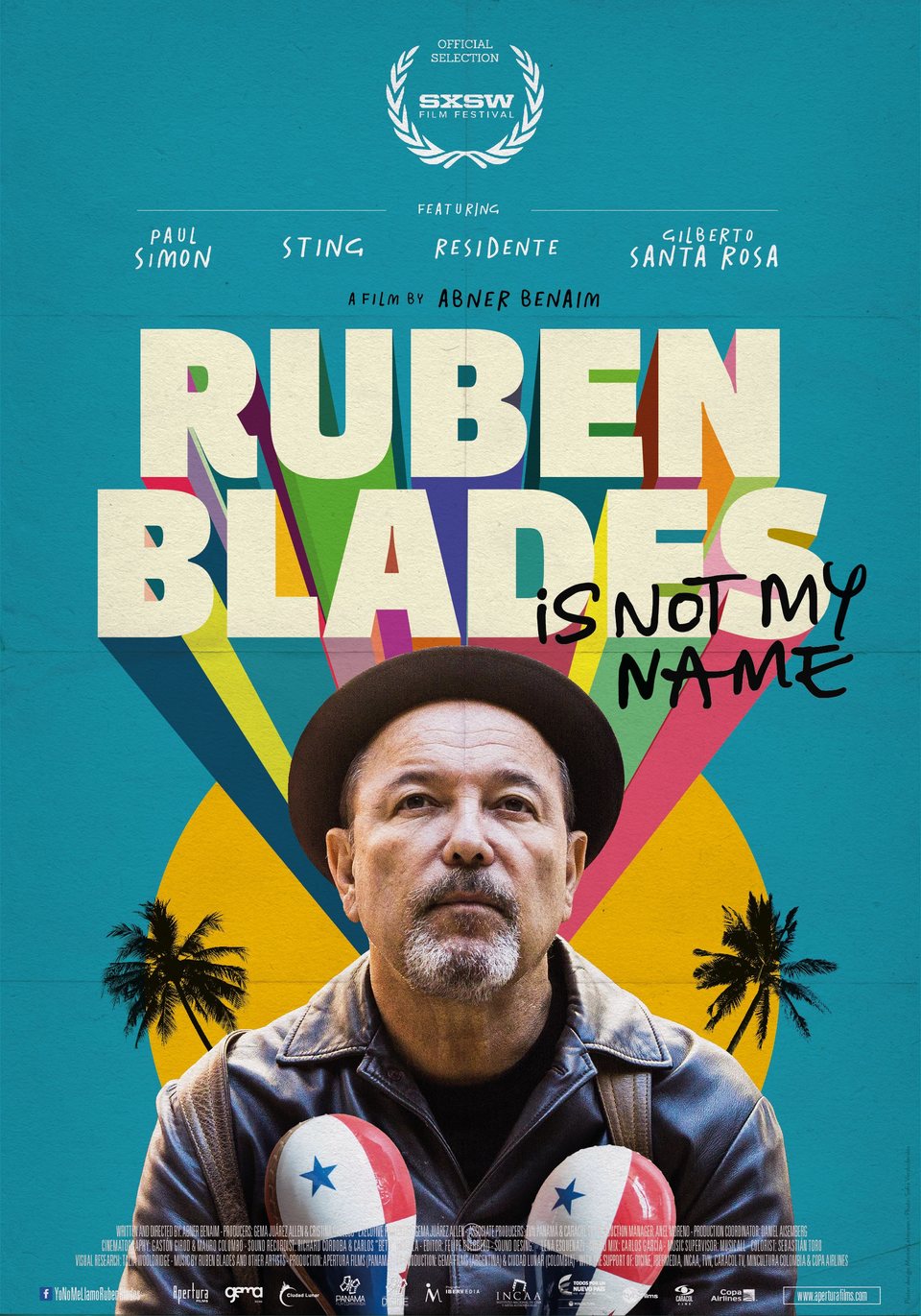 Cartel de Yo no me llamo Rubén Blades - Poster 'Ruben Blades Is Not My Name'