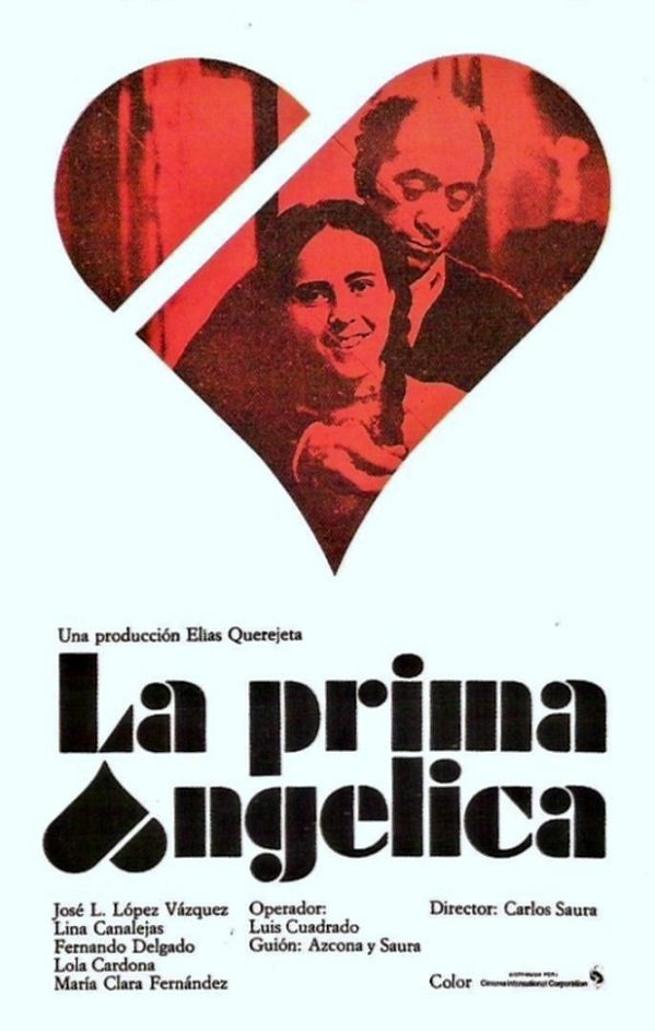 Cartel de La prima Angélica - España
