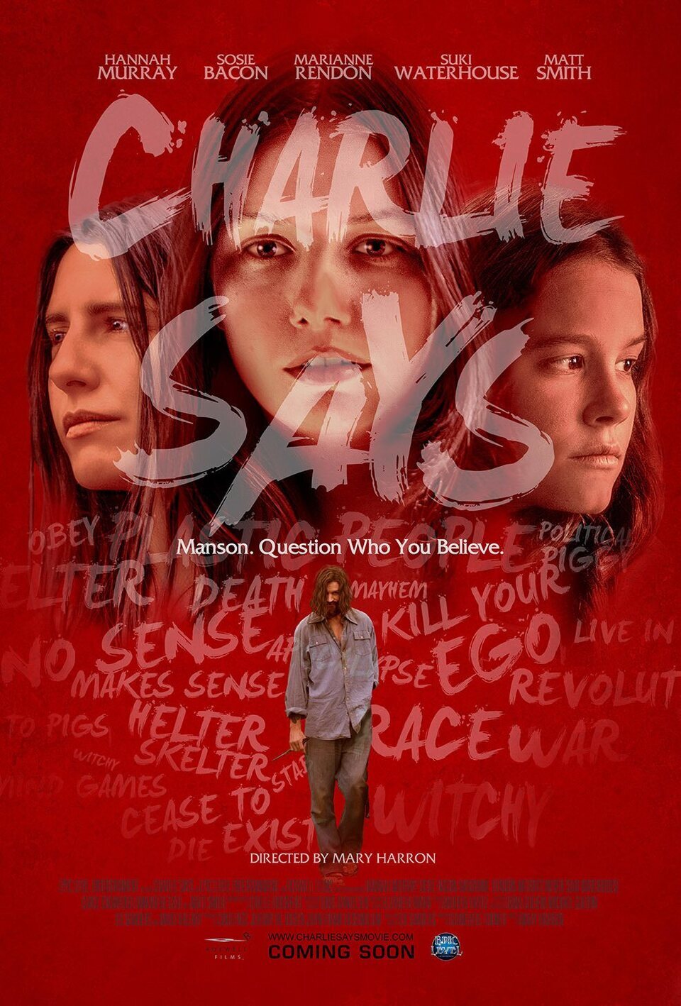 Cartel de Las chicas de Manson - Estados Unidos