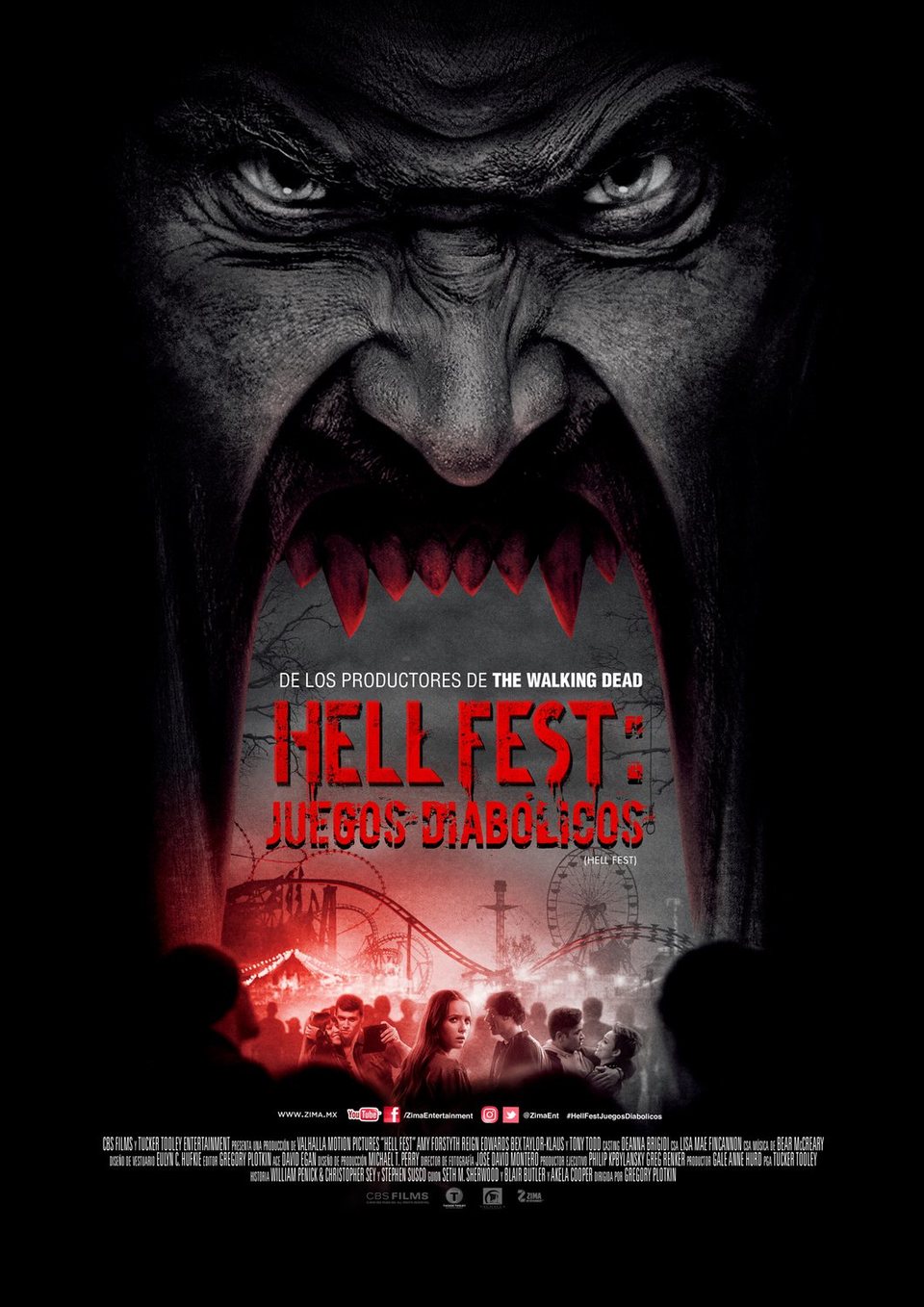 Cartel de Hell Fest - Póster México