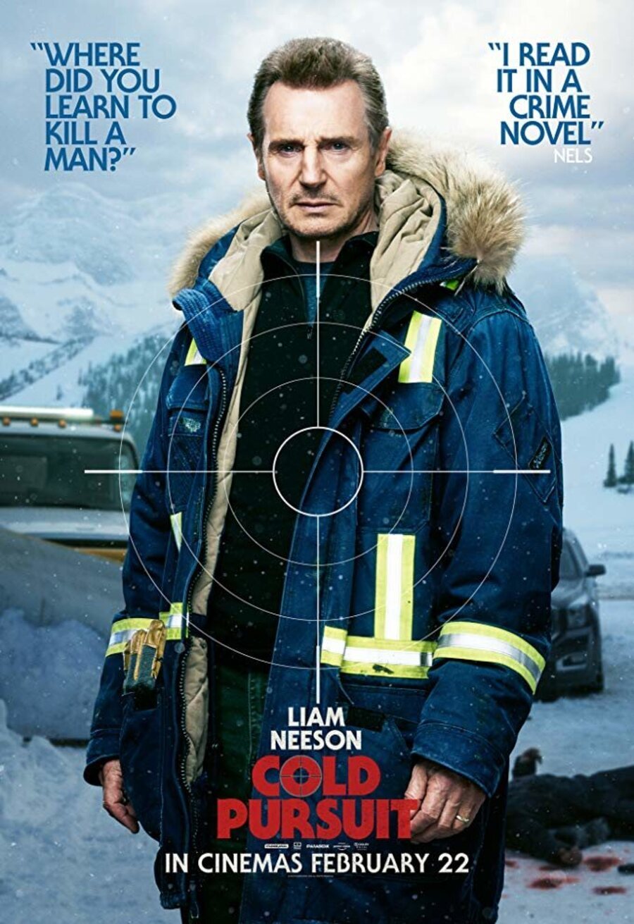 Cartel de Venganza bajo cero - Liam Neeson