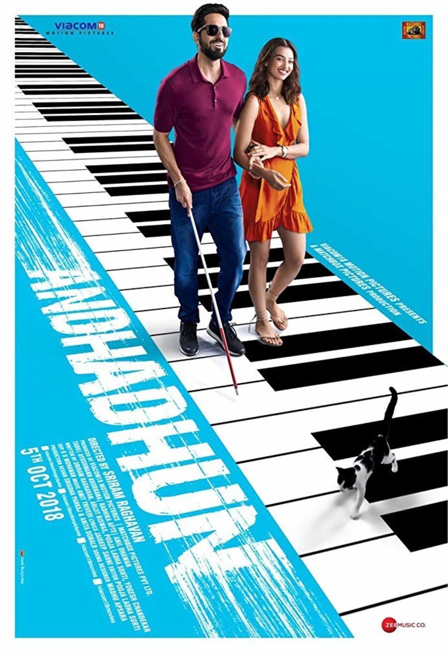 Cartel de Andhadhun - Andhadhum