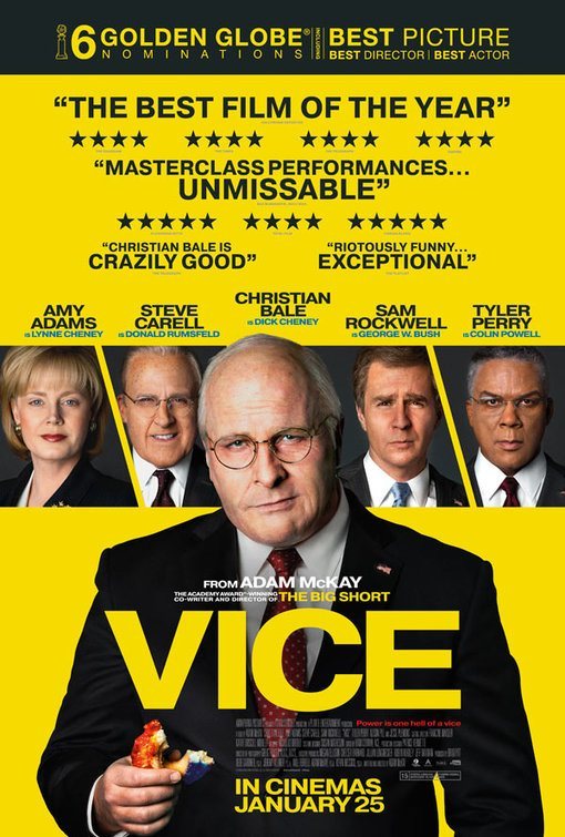 Cartel de El vicio del poder - Poster 'Vice' UK #2
