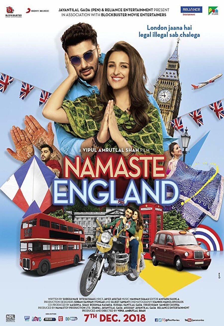 Cartel de Namaste England - Namaste England