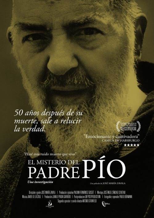 Cartel de El misterio del Padre Pío - Póster Español 'El misterio del Padre Pío'
