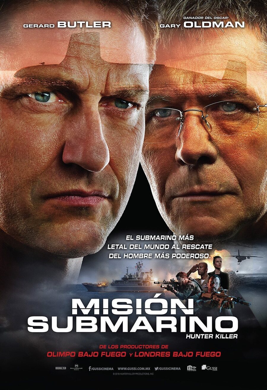 Cartel de Hunter Killer. Caza en las profundidades - 