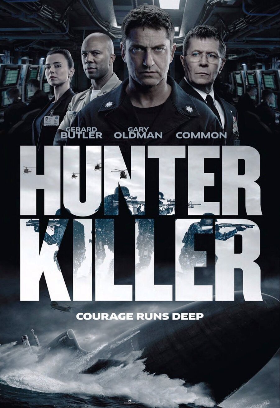 Cartel de Hunter Killer. Caza en las profundidades - UK