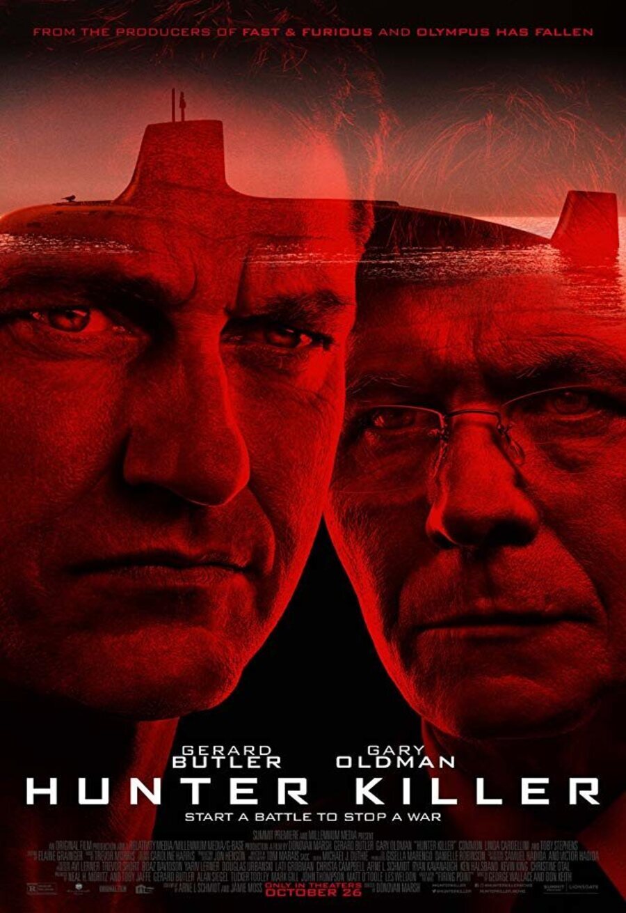 Cartel de Hunter Killer. Caza en las profundidades - 
