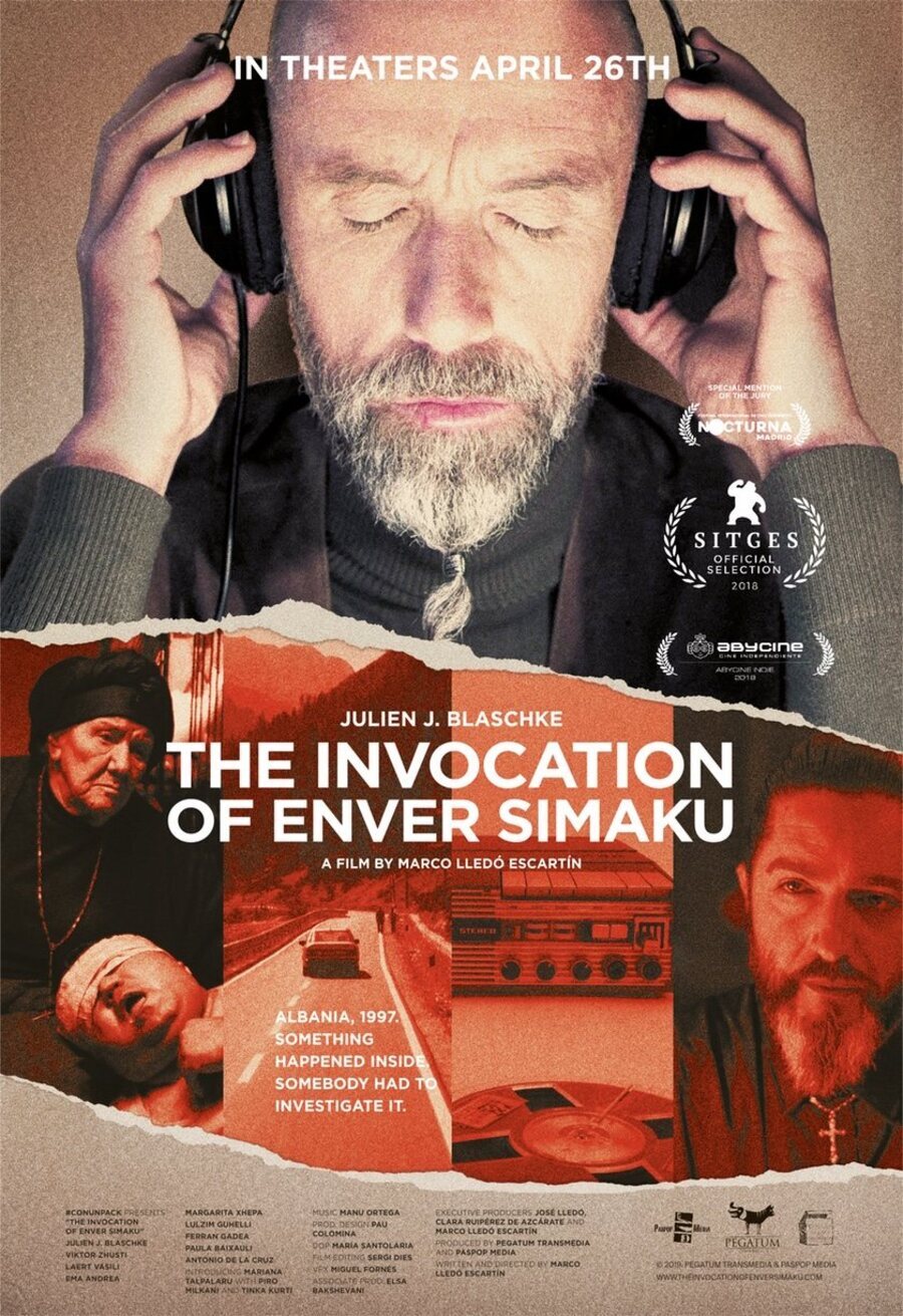Cartel de The Invocation of Enver Simaku - Internacional
