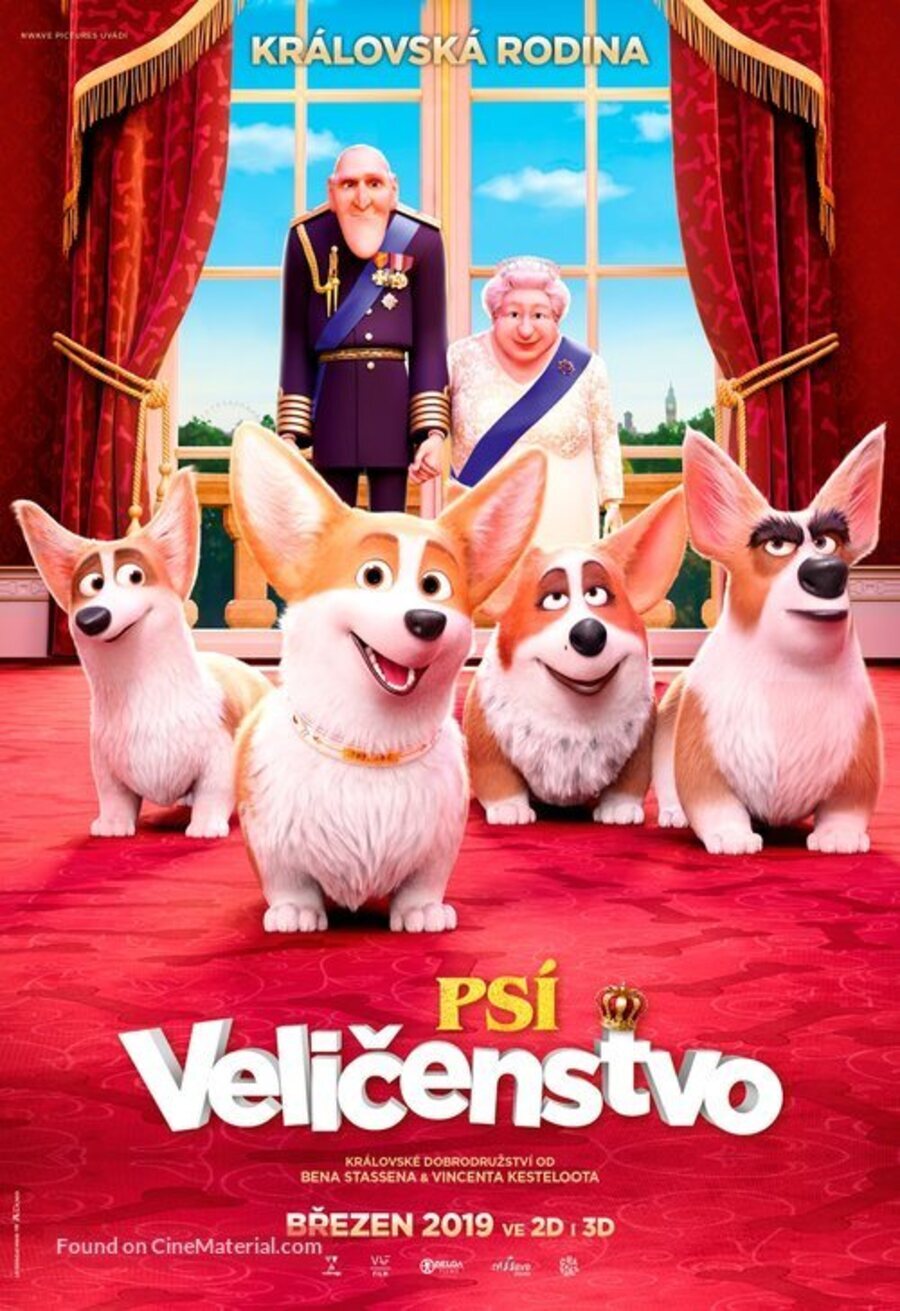 Cartel de Corgi, las mascotas de la reina - The Queen's Corgi