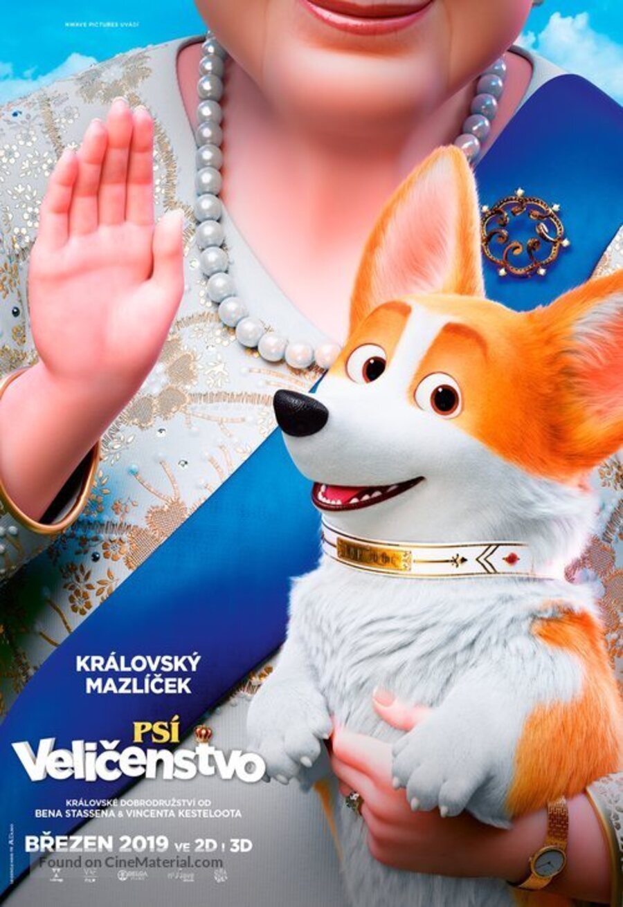 Cartel de Corgi, las mascotas de la reina - The Queen's Corgi